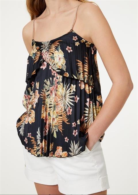 LIUJO T5957 TOP NOCHE FLORES