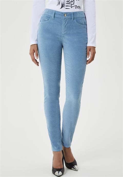 LIUJO WF0308 PANT. AQUAMARINE TERCIOPELO