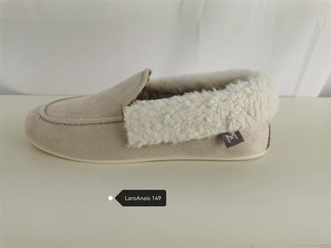 MACARENA  ANAIS 149 ZAPATILLA MOCASIN TALON RIZADO