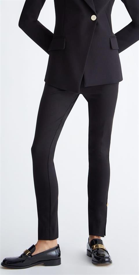 LIU-JO 3100 PANTALON DE PUNTO TALLE ALTO ABERTURA