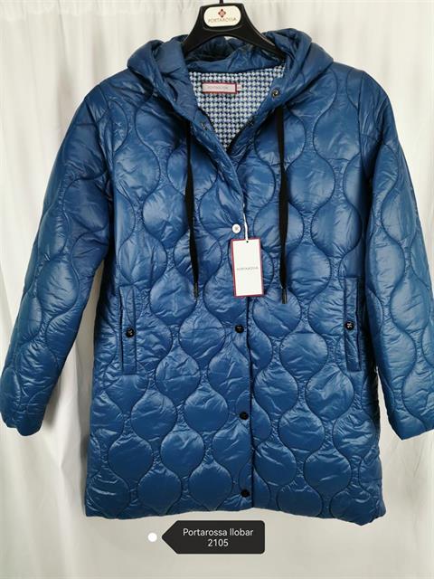 PORTA ROSA 2105 PARKA GUATADA BROCHES CAPUCHA