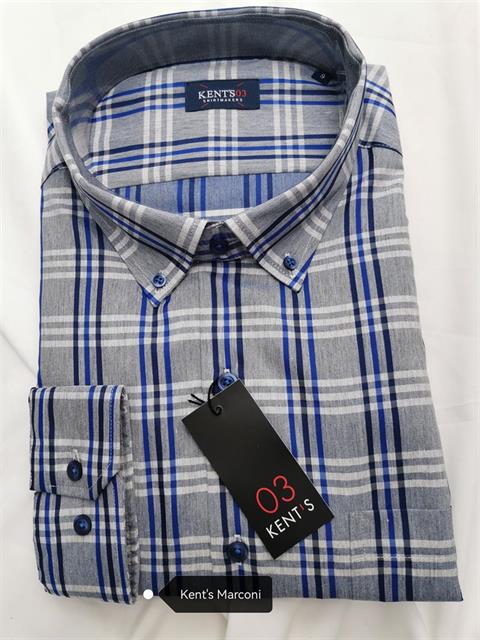 KENT´S MARCONI CAMISA SPORT CUADRO GRANDE