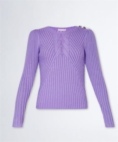 LIU-JO 3222 JERSEY MEZCLA DE LANA  CANALE Y OCHOS