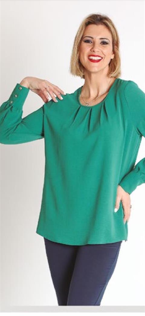 NAYAT 1206 BLUSON PLIEGLES ML