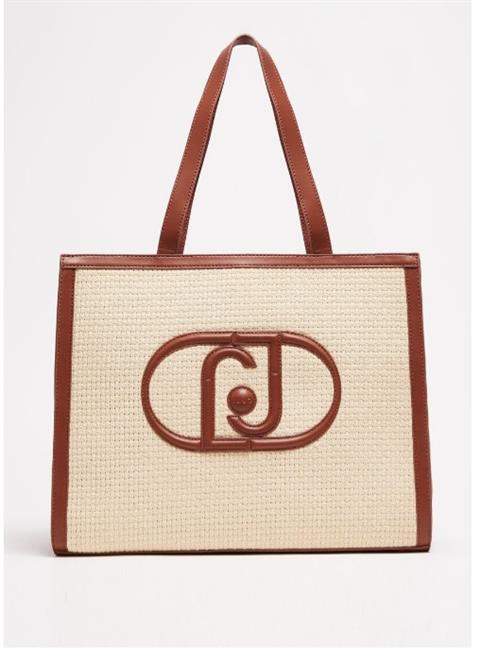 LIU-JO 3250 BOLSO TOTE TRENZADO LOGO