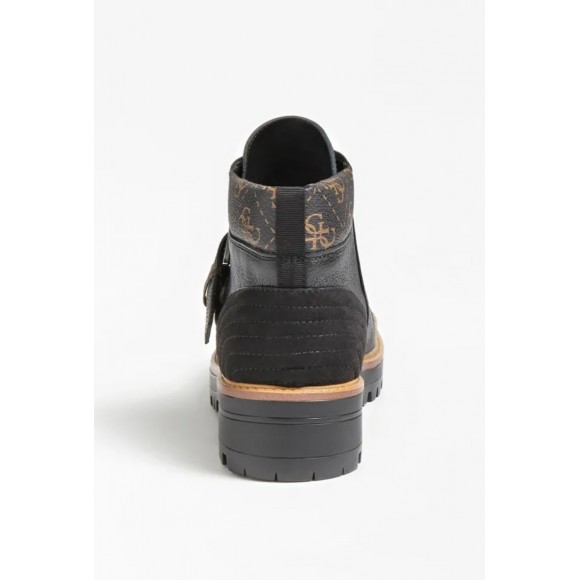 GUESS FAL10 BOTIN LOGO BLACK BROWN