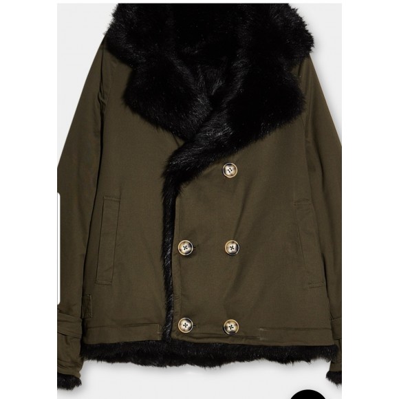 LIU-JO 1513 PARKA REVERSIBLE C-PELO