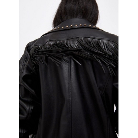 LIU-JO WF1085 CAZADORA TACHUELAS FLECOS