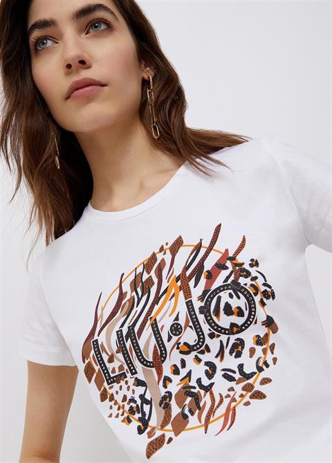 LIU JO WA2421 CAMISETA M/C LOGO