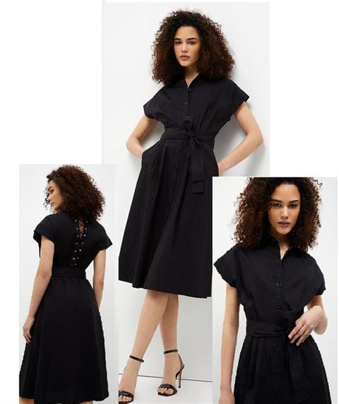 LIU JO WA3163 VESTIDO CAMISERO DE POPELINA
