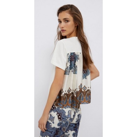 LIU JO WA2062J7821 CAMISETA SRA. LANA/BOHO 2