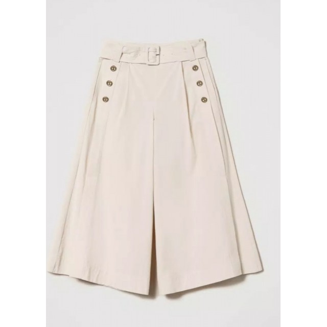 TWINSET 2053 PANTALON CROPPED DE POPELINA