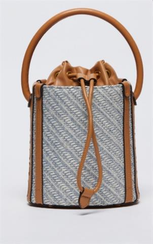 LIU-JO 4098 BOLSO BOMBONERA DE RAFIA
