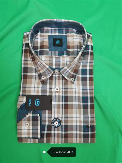 LLOBAR 2097 CAMISA  CUADROS SPORT M L