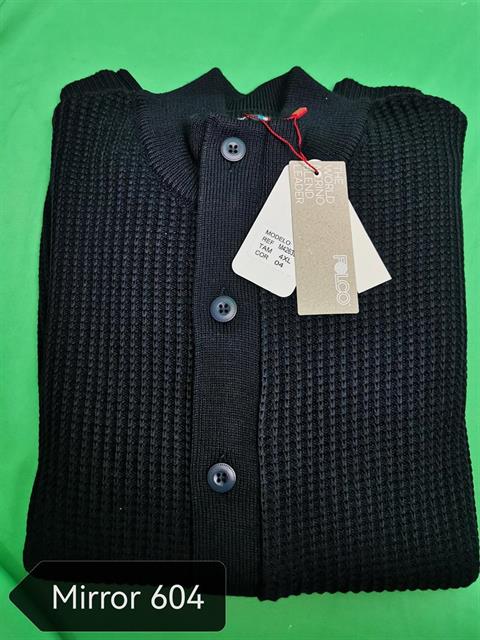 MIRROR 604 CHAQUETA PUNTO CANALÉ BOTONES