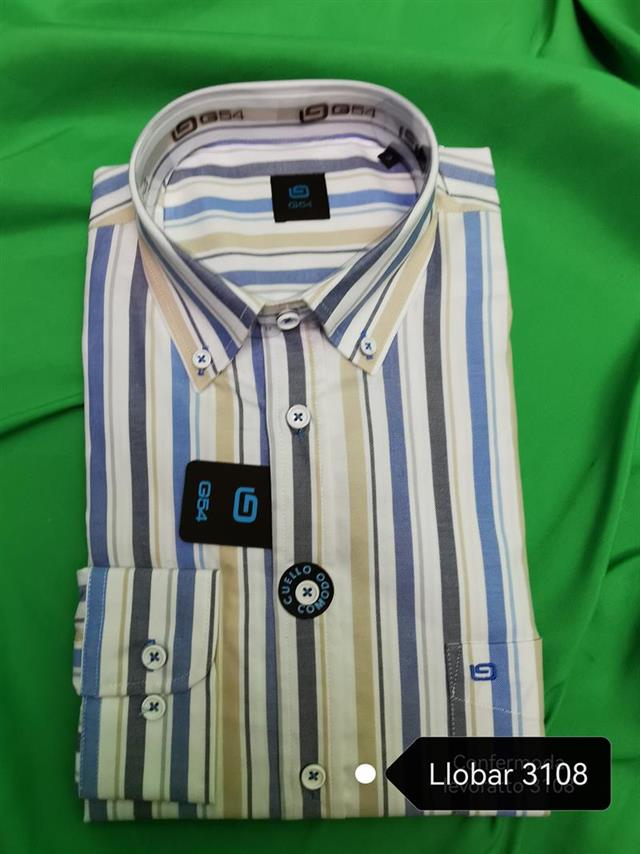 LLOBAR 3108 CAMISA M LARGA LISTA BOLSILLO
