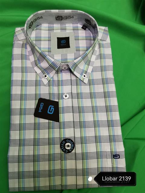 LLOBAR 2139  CAMISA M CORTA CUADROS SPORT