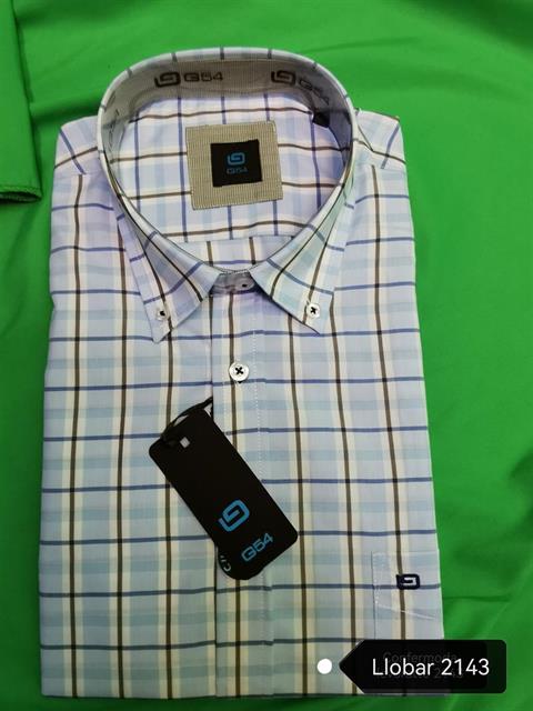 LLOBAR 2143 CAMISA M CORTA  CUADROS GRANDE