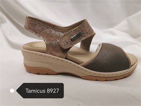 TAMICUS 8927 SANDALIA LICRA CRUZADA TAUPE