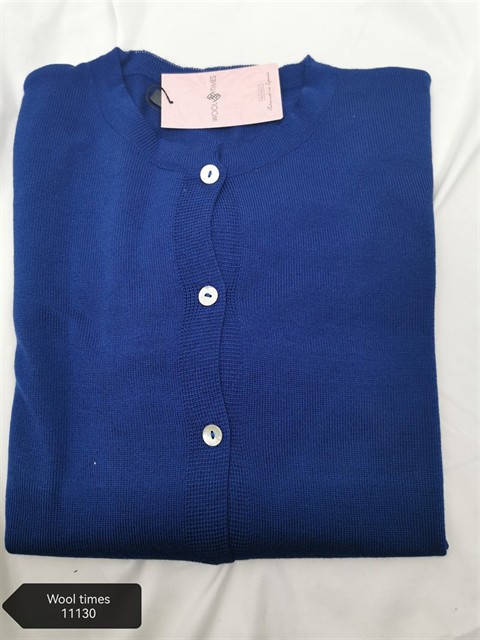 WOOL TIMES 130 CHAQ CUELLO REDONDO SRA PERLE BOLSILLOS