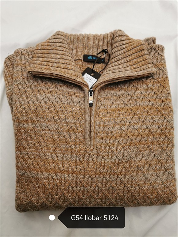 LLOBAR 5124 SUETER CUELLO POLO CREMALLERA