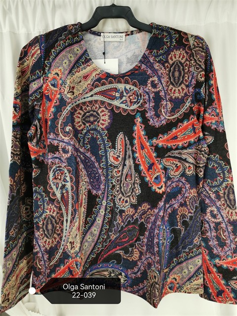 OLGA S 22-039 CAMISETA C REDONDO M L CACHEMIR