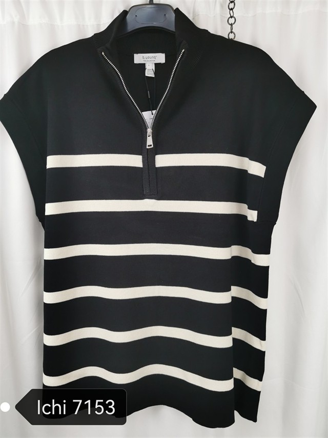 ICHI 7153 CHALECO PUNTO CUELLO SEMICISNE