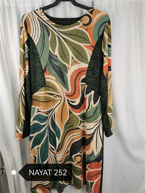 NAYAT 1262 VESTIDO PUNTO BIGORE LANOSO
