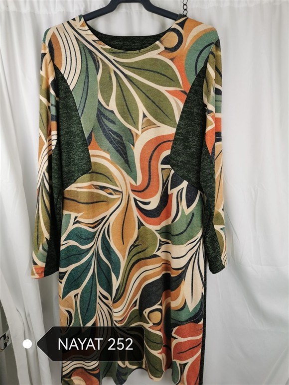 NAYAT 1262 VESTIDO PUNTO BIGORE LANOSO