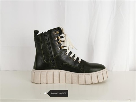 BUENO 22WV0103 BOTA PLATAFORMA CORDONES