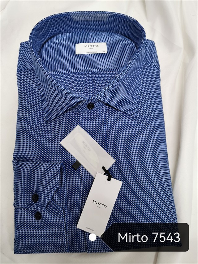 MIRTO 7543 CAMISA  VESTIR DIBUJO LABRADO