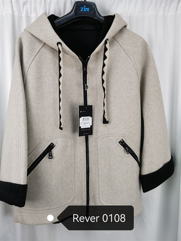 REVER 108 CHAQUETON PAÑO CAPUCHA