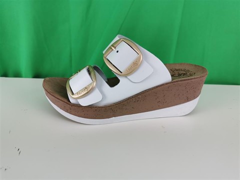 BUENO - FANTASY SANDALS S5017 HELENA SANDALIA BLANCA HEBILLAS