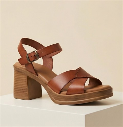 HEE 26543 SANDALIA PIEL  TACON