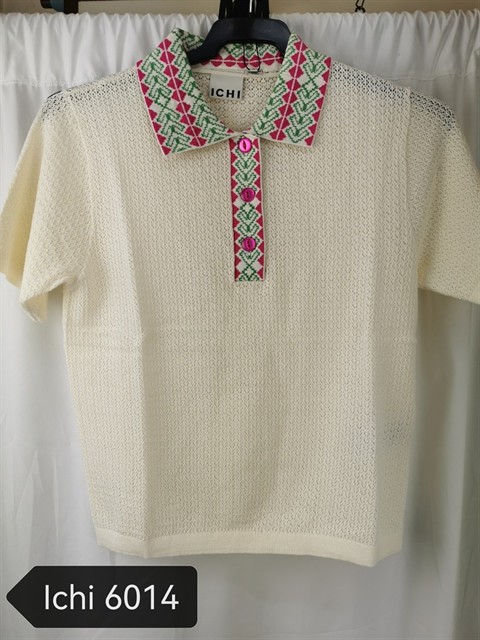 ICHI 6014 IHDOTIA SS POLO SRA. CALADO CUELLO ESTAMP.